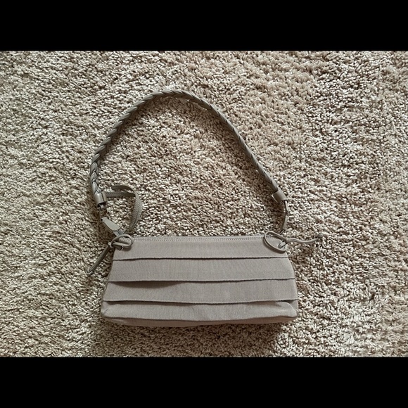 Authentic Salvatore Ferragamo GrosgrainRibbonPurse - Picture 1 of 10